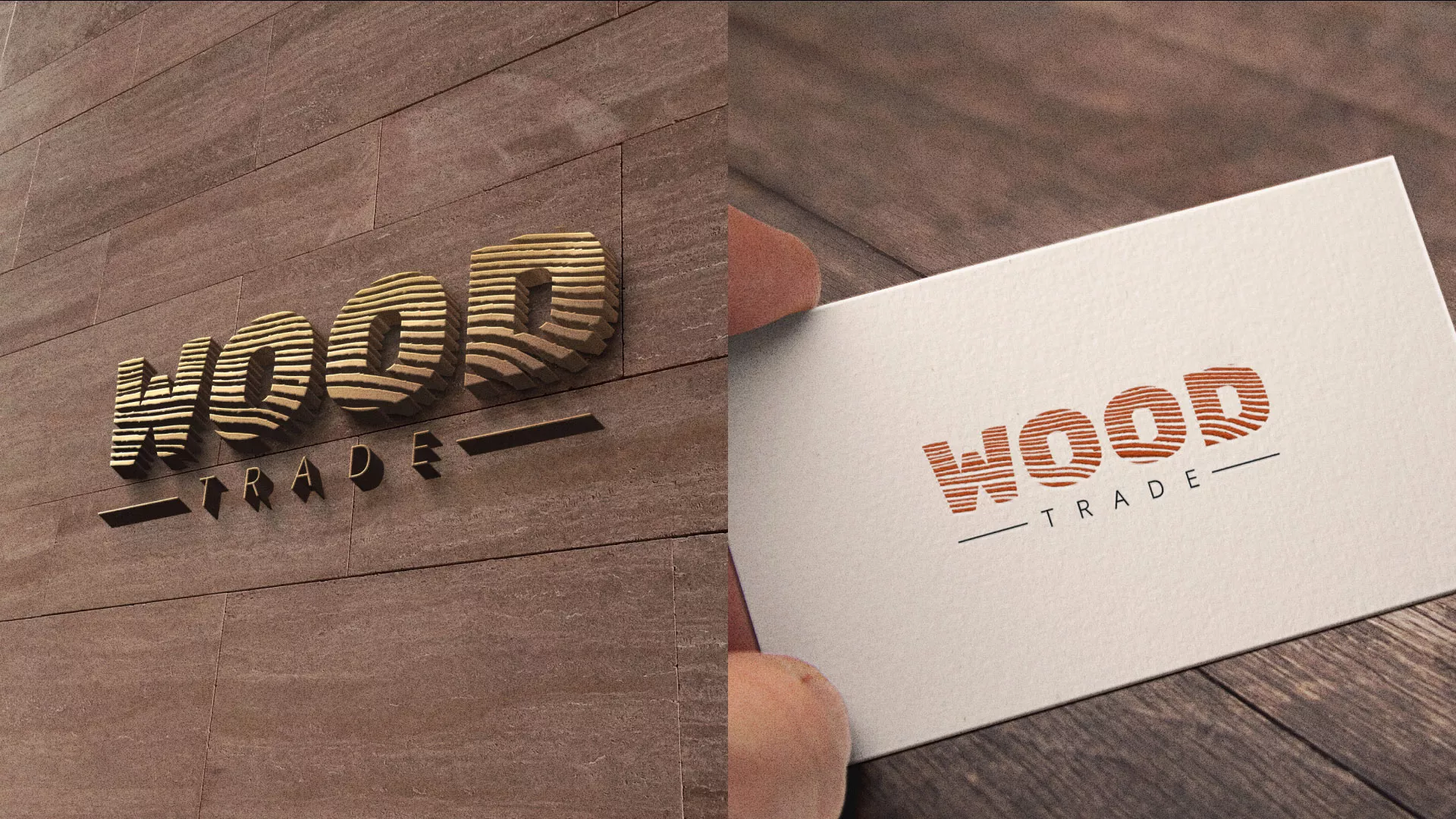 Разработка логотипа для компании «Wood Trade» в Кизляре